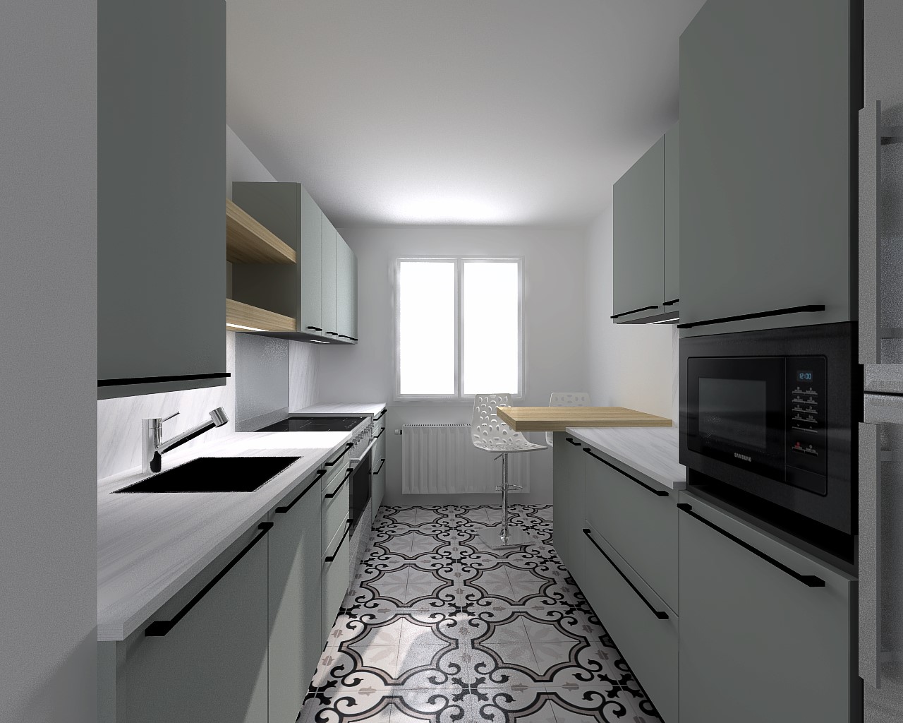 Agencement cuisine à Lyon avec visuels 3D